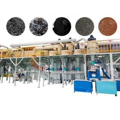 Full-Automatic Lithium Ion Battery Recycling Machine Car Lithium Battery Recycling Plant Scrap Metal Recycling Equipment