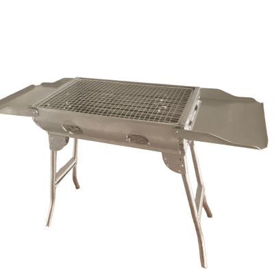Portable charcoal BBQ grill | stainless steel charcoal grill easy to clean surface grill