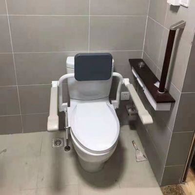 Japanese Style Bathroom Armrest Grab Bar, Elderly Toilet Armrest, Accessible Armrest, Urinal Armrest