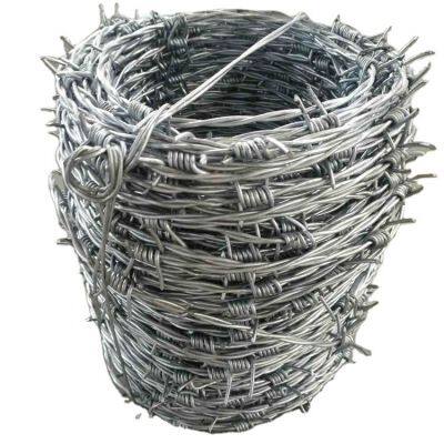 Various Specifications 7ft High-Tensile Galvanized Steel Barbed Wire Fencing Razor Barbed Wire