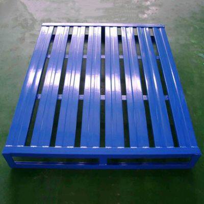 HDPE Single-Side Plastic Pallet With Metal Reinforcement for Warehouse Racking Systems