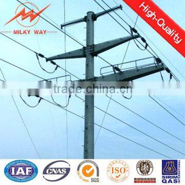 multi circuit steel power transmission pole