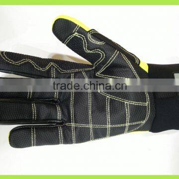 OIL RIGGER COTTON PALM HIGH VIS OILFIELD & GAS / MINING GLOVES / IMPACT RESISTANCE EN388 CERTIFIED