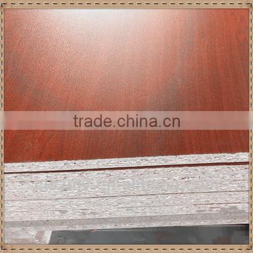 High quality of veneered particleboard