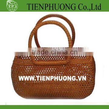 bamboo craft, bamboo basket bag