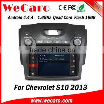 Wecaro WC-CS8065 8" Android 4.4.4 car multimedia system in dash car gps navigator for chevrolet s10 colorado stereo 1080p 2013