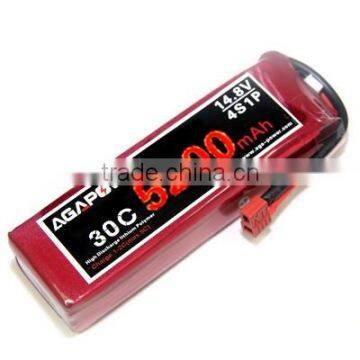 5200mAh 30C AGA RC battery rc lipo battery