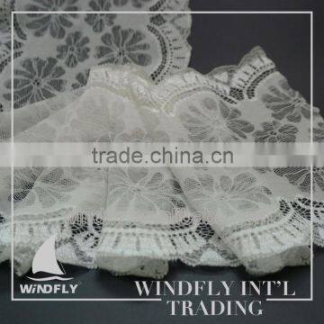 Hot Design Gathered Afican Net Lace photo-5