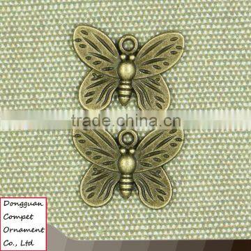 Wholesale Diy Jewelry Retro Manual Zinc Alloy Insect Butterfly Pendant photo-3