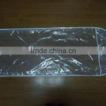 China Clear PVC garment zipper suit bag supplier