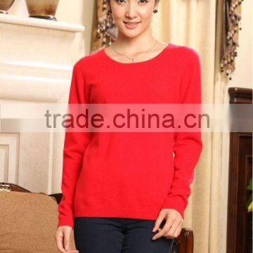 fashion women's cashmere sweater basic design