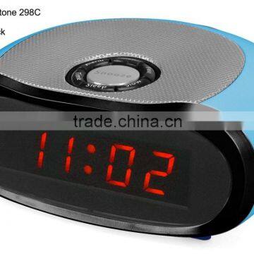Promotional Gifts Stylish Blue Pebble Shape Alarm Clock Radio photo-2