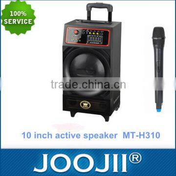 10 Inch Professional Active Stage Speaker with USB/SD/FM