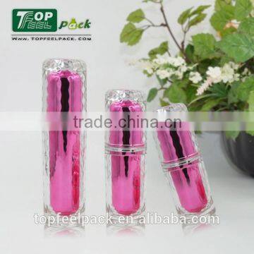 Transparent Outer Cap and Bottle Spray-painting Red Inner Bottle Can Cap Lotion Bottle