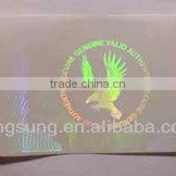 custom laser sticker for pack