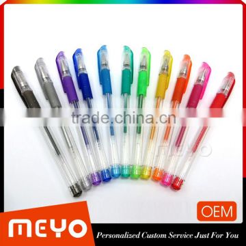 High Quality Plastic Color Pen Glitter Gel Pen Promotional Plastic Colorful Pen                        
                                                Quality Choice