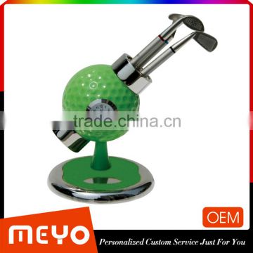 Hot Sales Promtional Cheap Metal Golf Shape Pen Holder