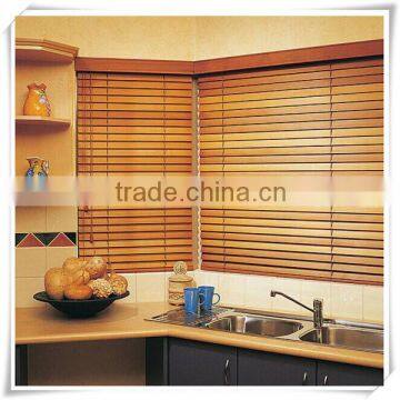 wooden blind PVC faux venetain window blind wterproof shower curtain