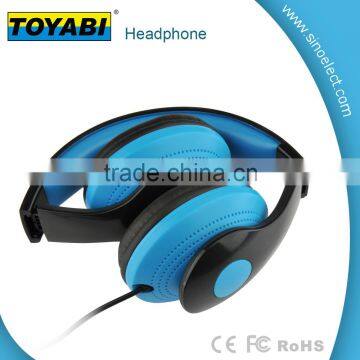 Lightweight Folding 3.5mm Stereo Over-ear Headphone Portable Stretch Headsets Earphones Leather Earpad