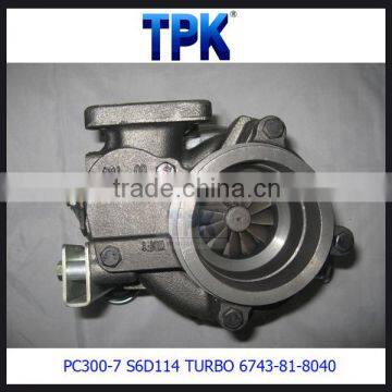 PC300-7 SAA6D114E-2 SAA6D114 TURBOCHARGER 6743-81-8040 photo-2