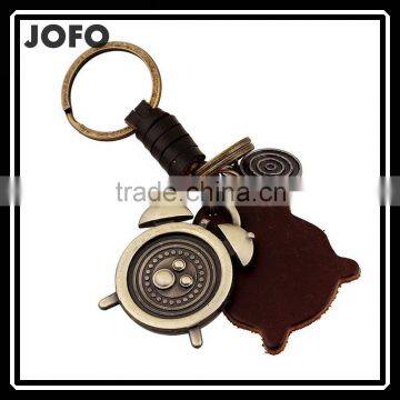 Promotional Cheap High Quality Handmade Custom Leather Keychains