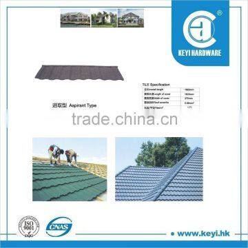 Aspirant Type metal roofing, decorative waterproofing metal roof, metal roof