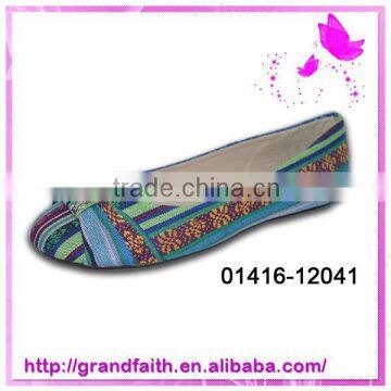 2014 Wholesale Top Sale High Quality Custom ladies flat canvas shoes