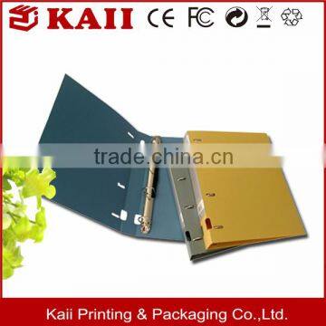 Custom ring file folder 4 d rings, plastic file folder,presentation folder,paper file folder manufacturer in China for years