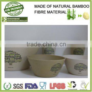 new pattern ecolife bamboo fibre bowl,green lifestyle collection set,salad set