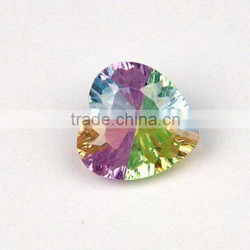 Fashion Jewelry Accessory Heart Shape Multi-Color Zircon