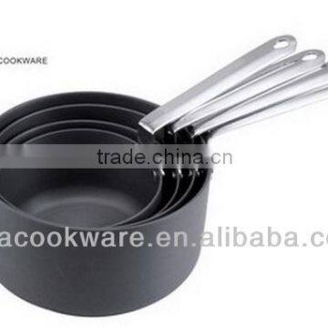4Pcs Aluminium Saucepan With New Design Handle