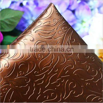 PVC Artificial Leather With Embossed Pattern for Upholstery and Decoration photo-5