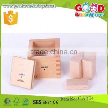 hot selling rectangular prisms toys OEM wooden gabe toys educational gabe toys for child