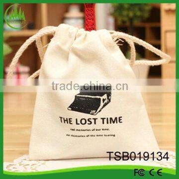 Best popular environmentally friendly wholesale canvas drawstring bag