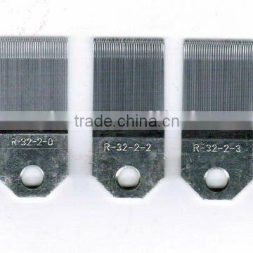 Needles block for warping machine