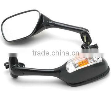 Blcak Mirrors with Smoke Turn Signals Lights for 2006-2008 Suzuki GSXR 600 750 1000