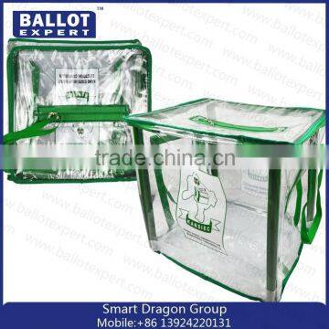 2015 new pvc election ballot box with printing