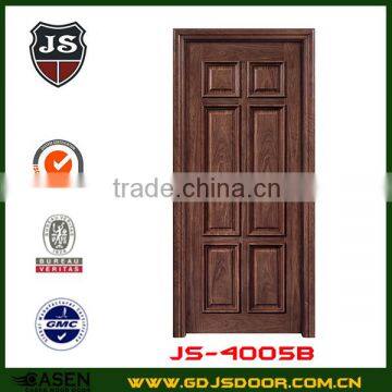 Walnut panel wooden bedroom door