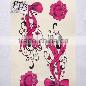 Professional custom water based tattoo sticker