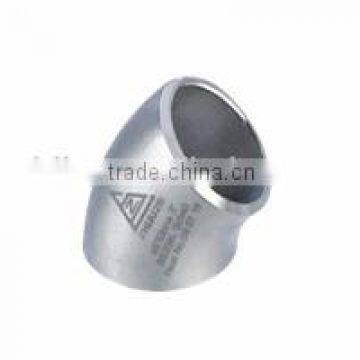 DN100 304L 316 Sanitary Stainless Steel 45 Degree Elbow Bathroom Fittings Names