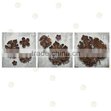 rust oil painting abstract flower oil painting for home decoration