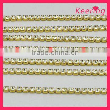 hot fix rhinestone trim cup chain for garment WRC-025