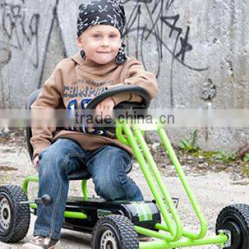 Children Karting Four Wheels Bicycle Enjoy the Fun of Riding