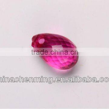 acrylic tear-shaped beads