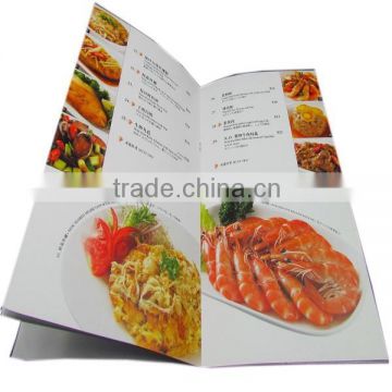 Saddle Stitching Restaurant Menu Book