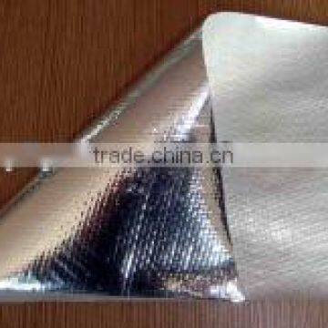 Woven cloth aluminized