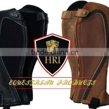 Suede Leather Half chaps / Horse Riding Half Chaps / Horse Riding Colorful Half chaps/Gaiters