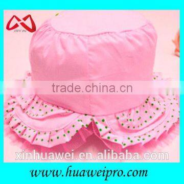 Fashion Children Short Brim Flat Top Sun Protect Bucket Hat