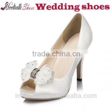 Wholesale pointed toe high heel bridal wedding shoes