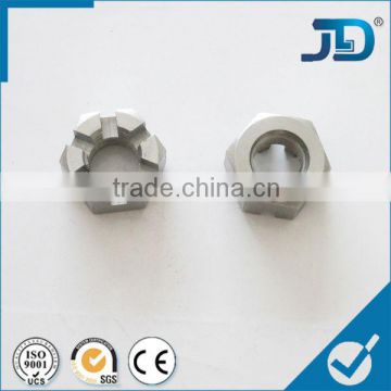 stainless steel hexagon slotted and castle nut